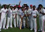 The Yarra Dragons Cricket Team from the CSU Study Centre in Melbourne. 
