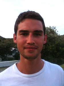 Business/arts student and international traveller, Emile van Schalkwyk