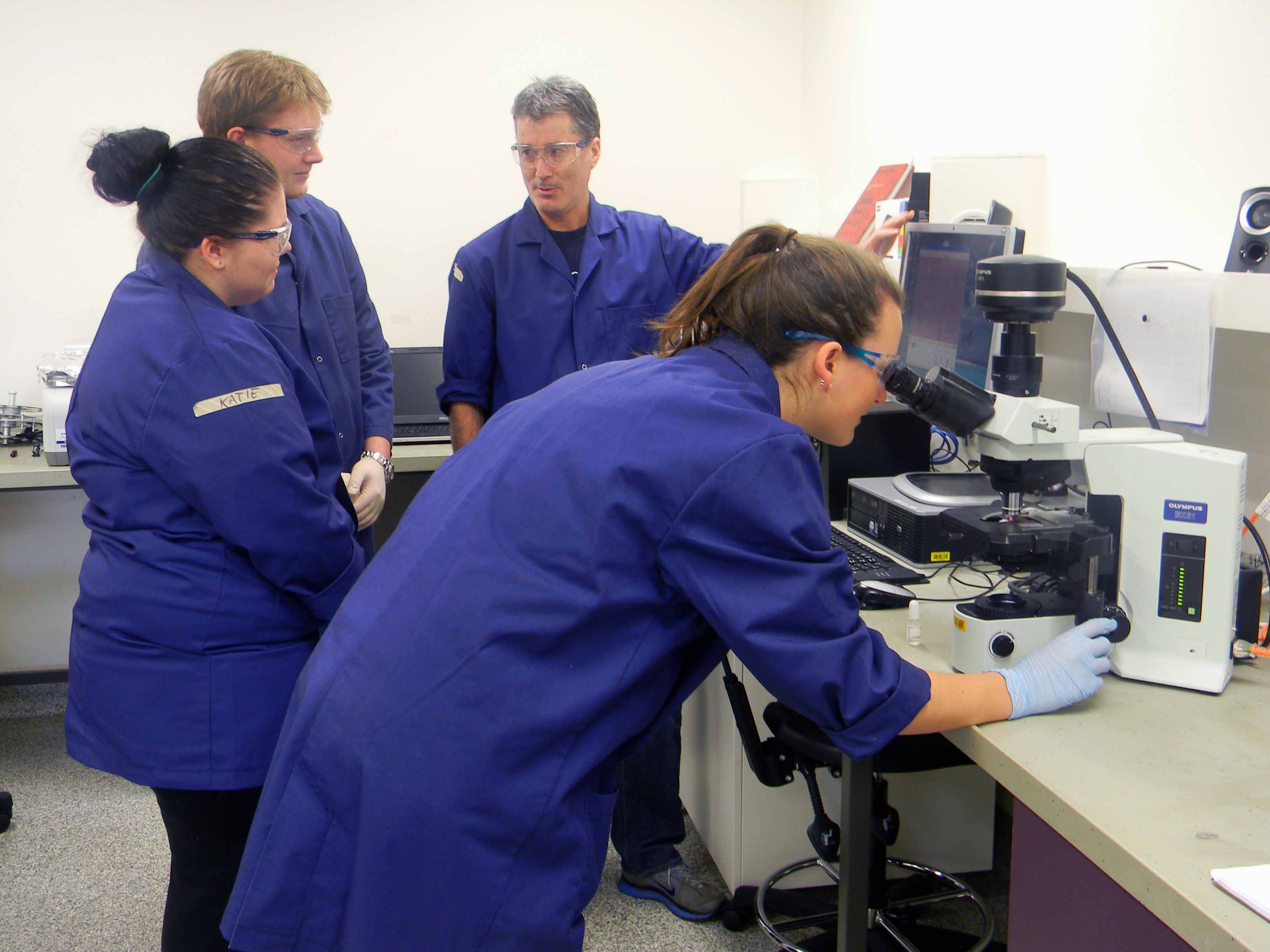 CSU clinical science students undertake a research project.