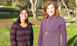 Ms Saba Nabi and Ms Faye Anderson, Skilled Migration Officer RDA Riverina 