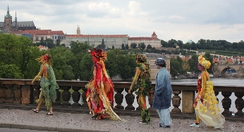 Prague bridge