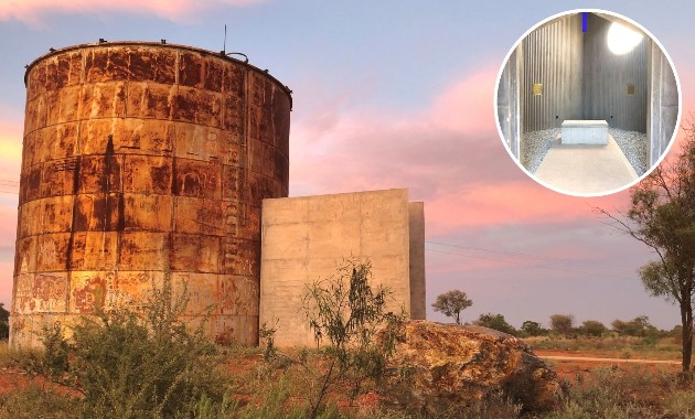 An old, run-down water tank has been reborn as an international acoustic masterpiece 
