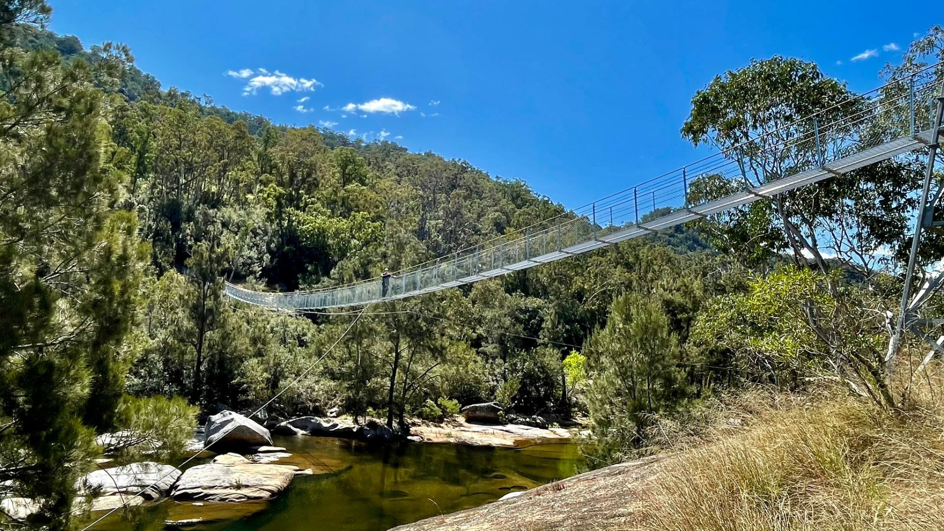 Historic bridge rebuilt on iconic Blue Mountains bush track