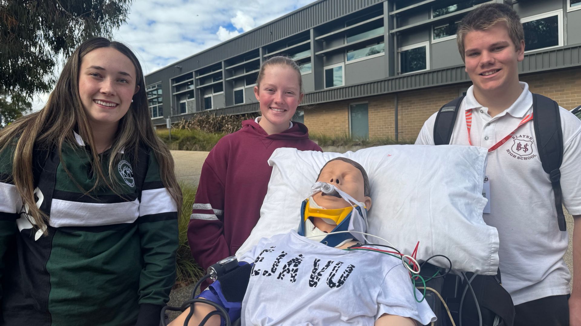 High school students experience a day-in-the-life of healthcare professionals 