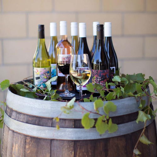 A selection of Charles Sturt white and red wines.