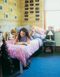 This CSU student will soon have more neighbours as CSU increases accommodation on all its campuses. Photo: Jeff Cole