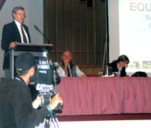 A panel of CSU equine health experts, led by Director of Veterinary Science Professor Kym Abbott, outlined the status of the EI outbreak, how the highly contagious virus is transmitted and ways to prevent its spread through the nation&rsquo;s equine population. 