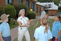 Staff from CSU Ontario, Canada recently visited the Wagga Wagga Public School in Australia. Photo by Keith Wheeler.