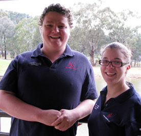 Members of the NAPSA Congress 2012 organising committee, Mr Sean Dodd and Ms Pina O’Hare. 