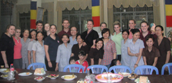 CSU students, staff and children at the Chua Ky Quang orphanage in Ho Chi Minh City in Vietnam