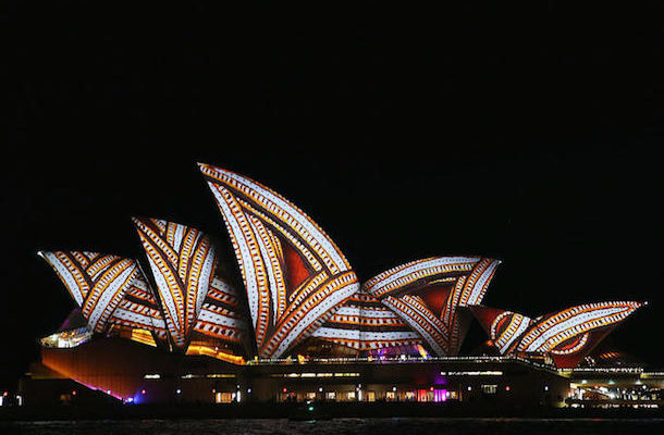 Vivid festival Sydney Opera House