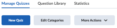 Screenshot of the Question Library tab