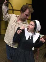 CSU final year acting students in UTE&rsquo;s production in June 2005 of "The Crucible" by Arthur Miller.