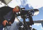 Associate Professor David McKinnon and the CSU Remote Telescope