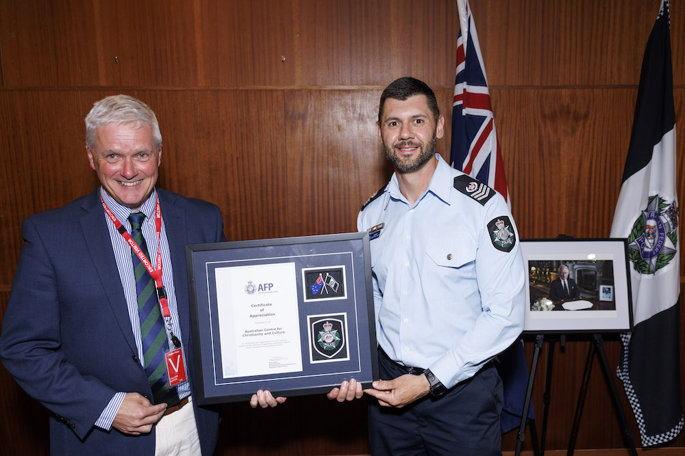 Professor Anthony Maher gives keynote address at Australian and New Zealand Senior Police Chaplaincy Conference 