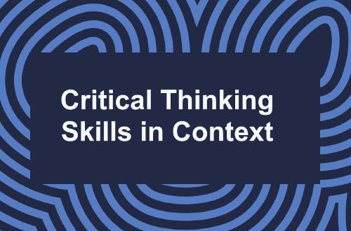 Critical Thinking Skills in Context