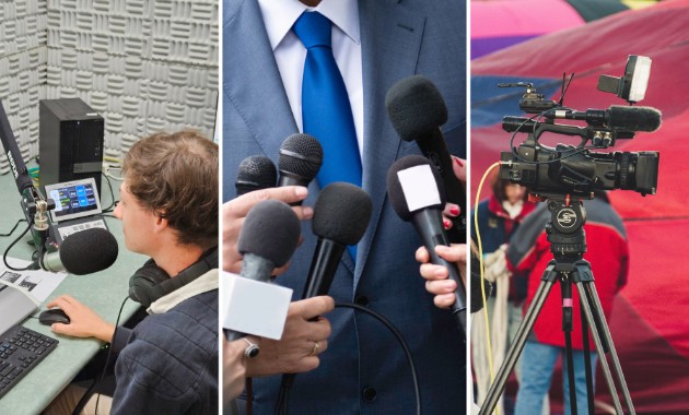 ‘And now for the latest … ’ ─ Students explore careers in communication and media