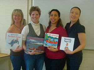 L to R  Laura Donnelly, Angelica Barone, Wendy Wright and Lucy Lee