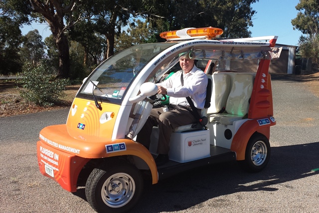 Electric cart at CSU