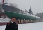 CSU's Dr David Tien, in Vladivostok, far eastern Russia.