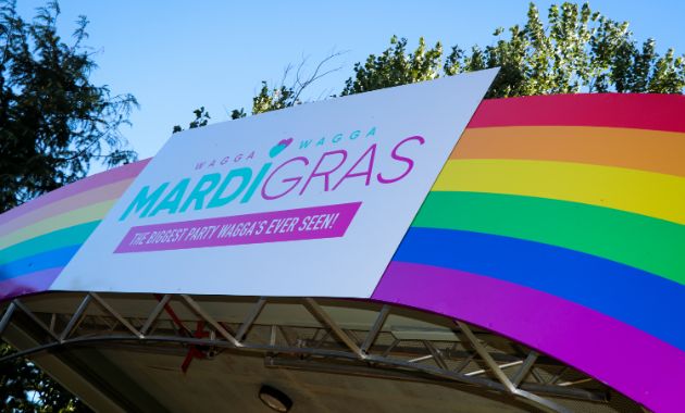 CSU celebrates Wagga's inaugural Mardi Gras!
