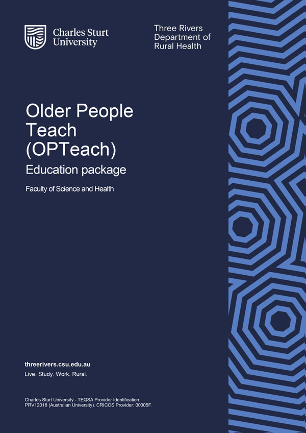 Older People Teach education package