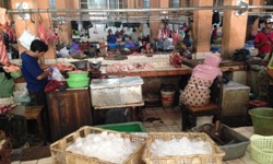 Bandung traditional wet markets photo courtesy Mr Elliott O'Farrell