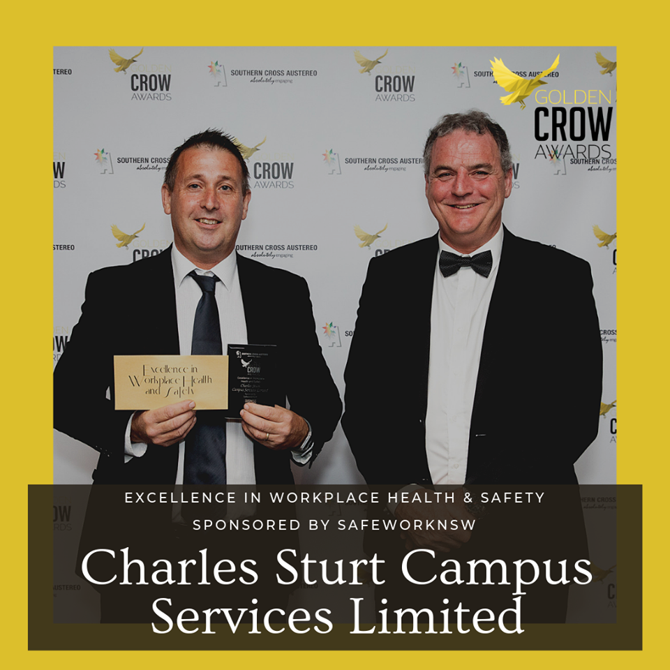 CSCS wins Excellence in WHS Golden Crow Awards 22 June 2019