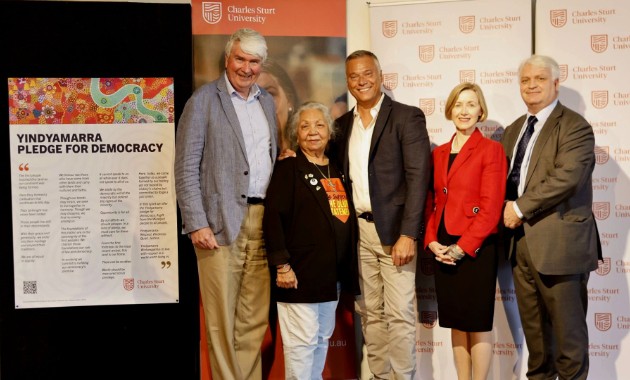 Charles Sturt launches Yindyamarra Pledge for Democracy to help unite Australia 