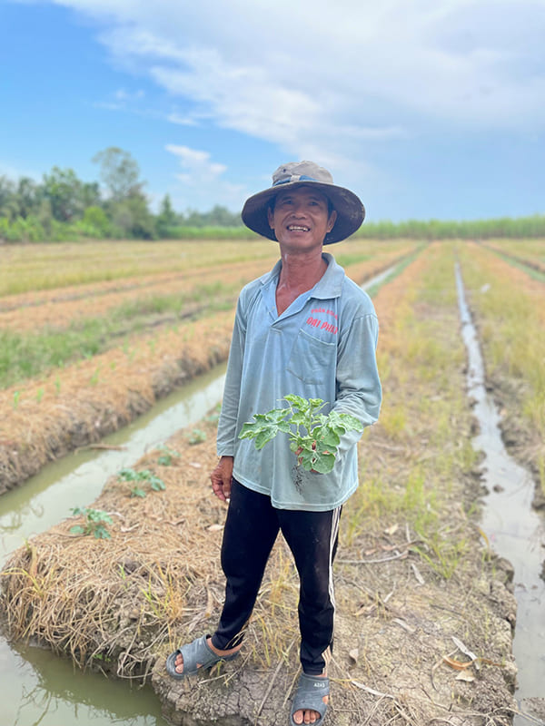 A farmer in Vietnam