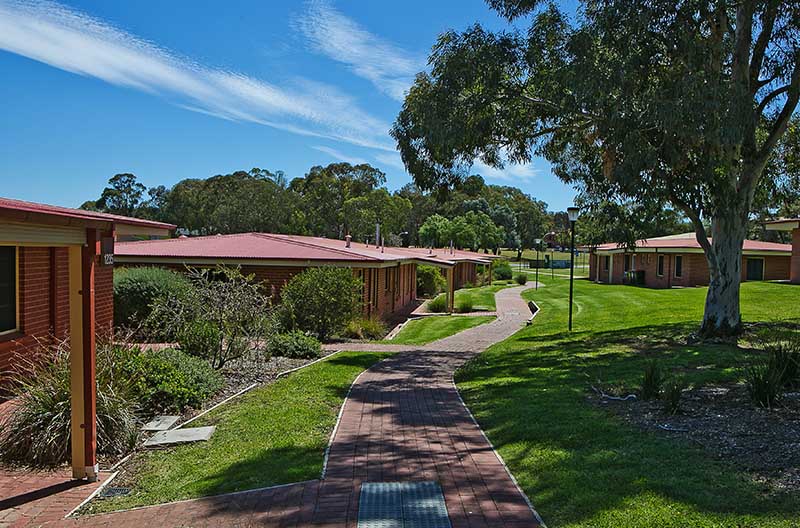 Accommodation buildings on Bathurst campus