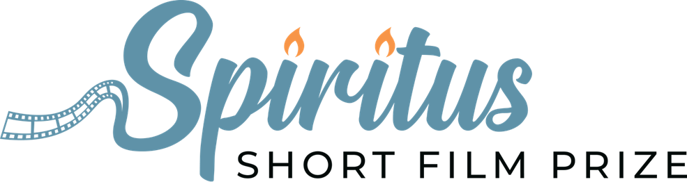 Blue Spiritus script logo on a white background